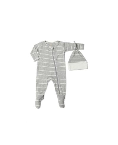 Baby Grey By Everly Grey Комплект из боди и шапочки Jersey Long Sleeve