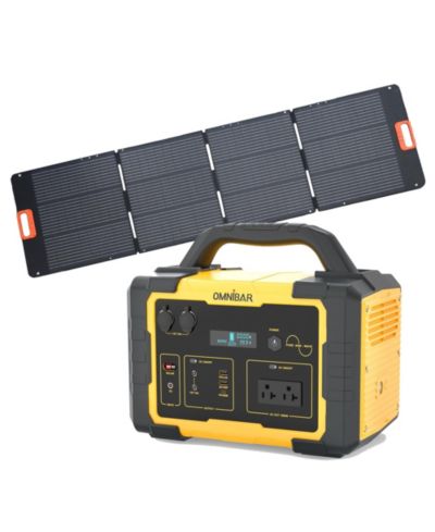 Портативная электростанция Mondawe 1000W с солнечной панелью 200W