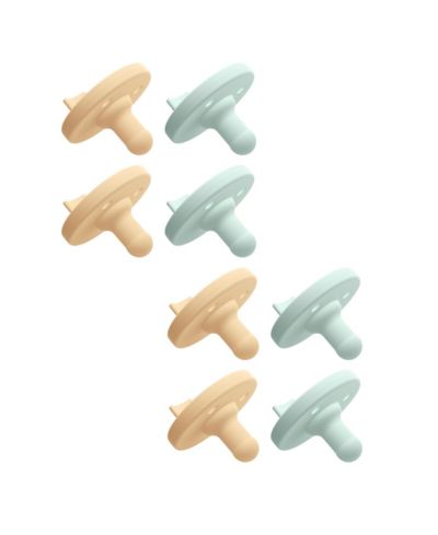 Пустышка Philips Avent Soothie 0-3m, light yellow/pastel cyan, 8 pack