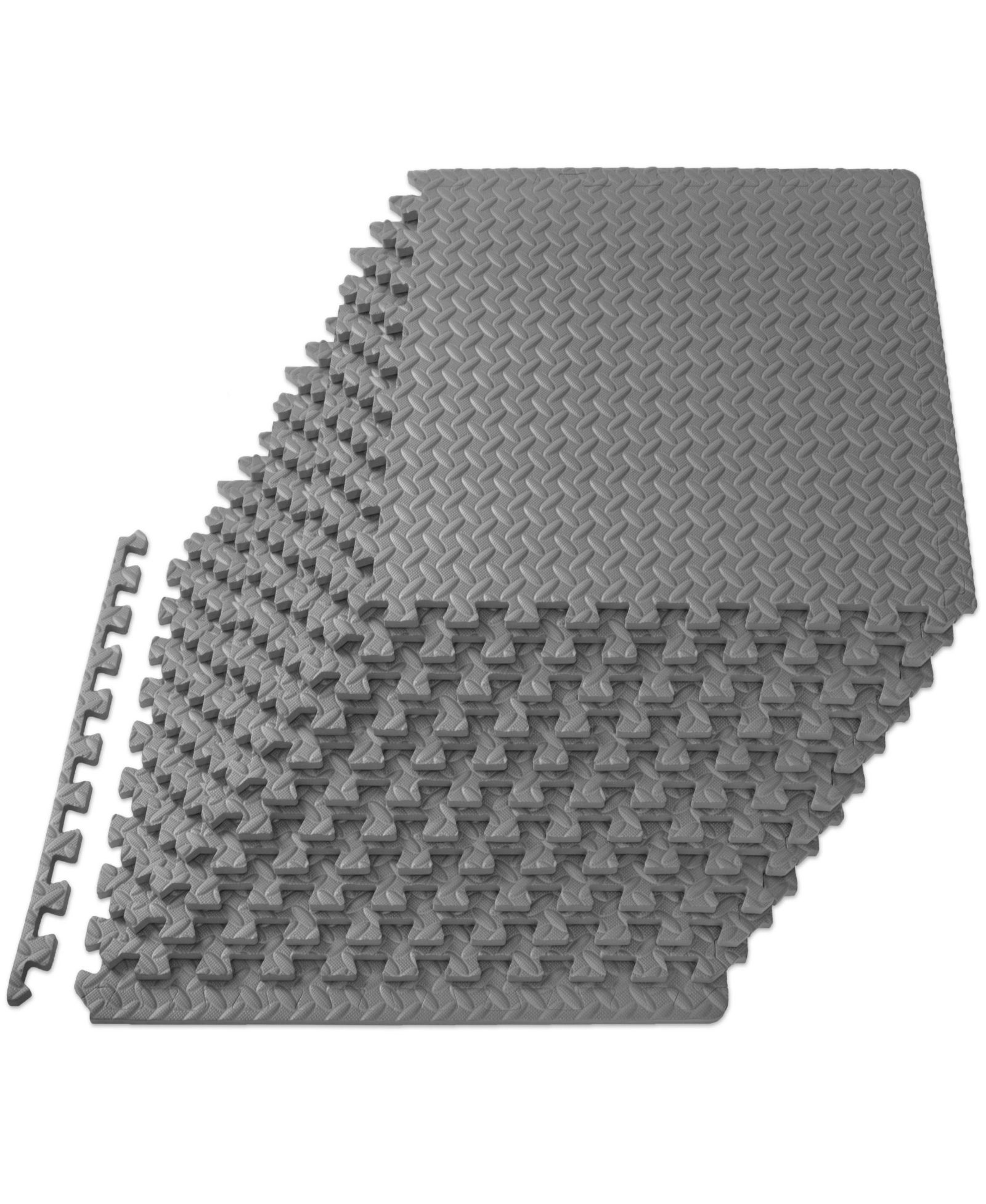 Коврик для упражнений ProsourceFit Puzzle Mat 1/2-in, Blue, 48 Sq Ft - 12 Tiles