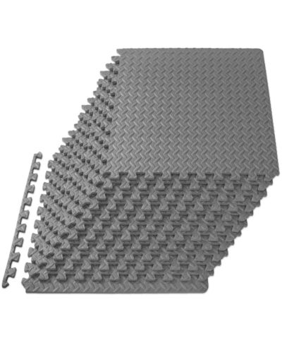 Коврик для упражнений ProsourceFit Puzzle Mat 1/2-in, Blue, 48 Sq Ft - 12 Tiles