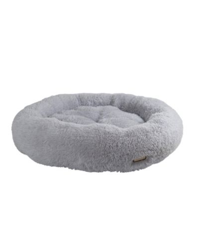 Лежанка Armarkat Extra Large, круглая, пушистая, серая, антистресс