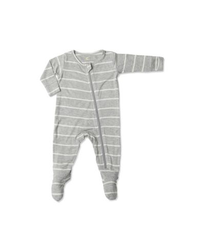 Детский комбинезон Everly Grey Baby Grey серого цвета с длинными рукавами