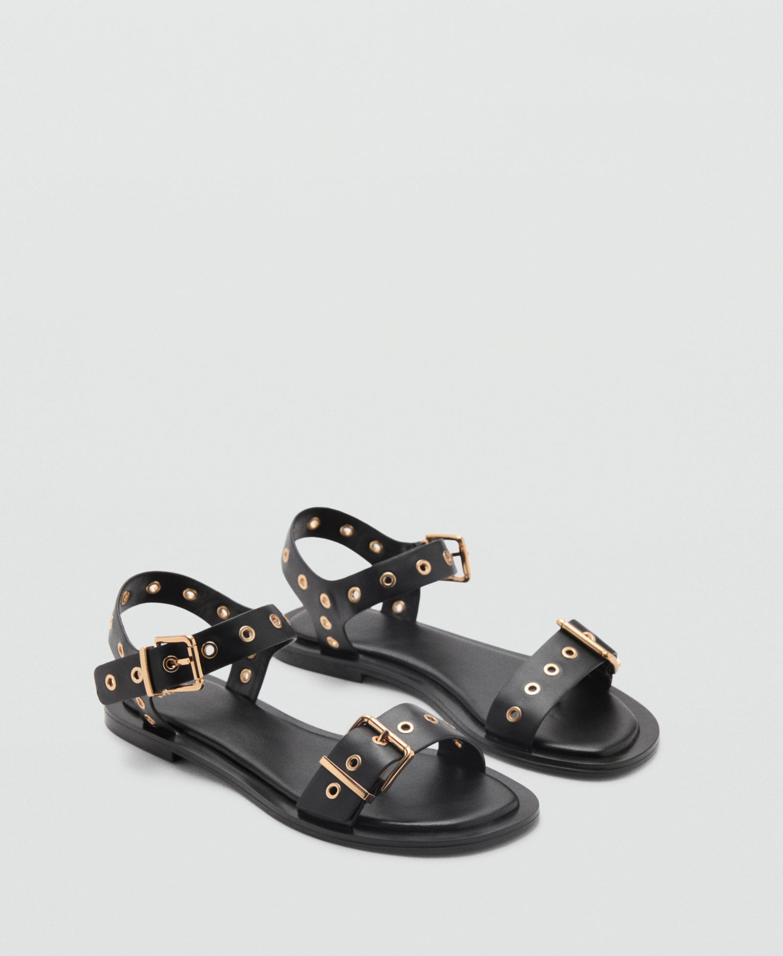 Mango Women's Die-Cut Straps Sandals