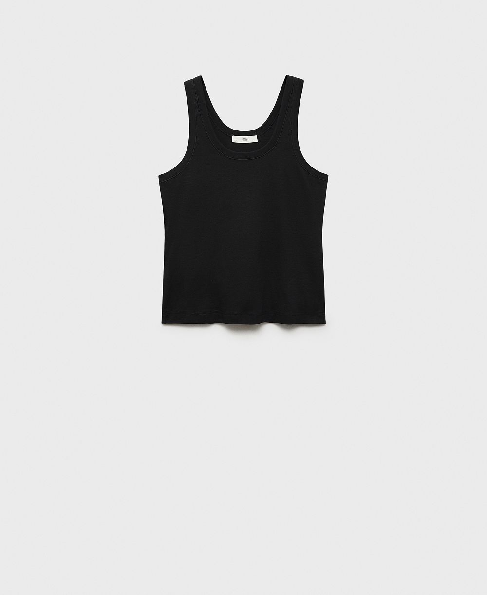 Mango Women's Cotton Strap Top
