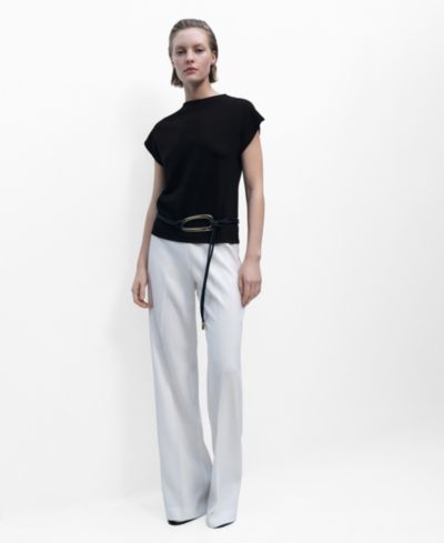 Женский джемпер Mango Sleeveless Fine Knit