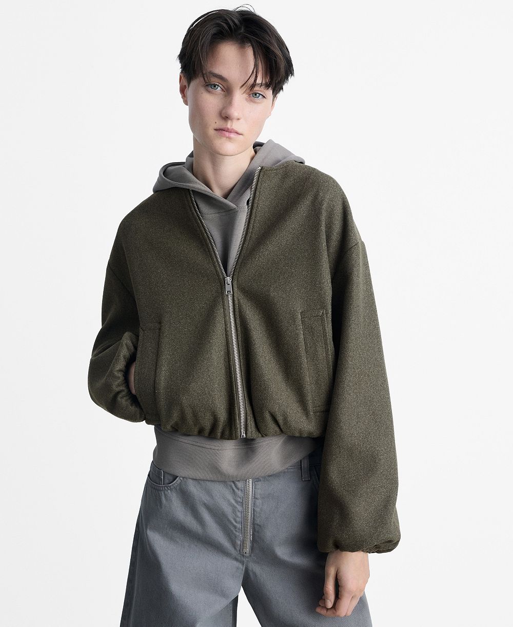 Бомбер Mango Women's Gathered