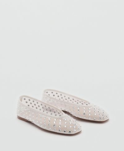 Женские туфли Mango Rhinestone Detail Mesh