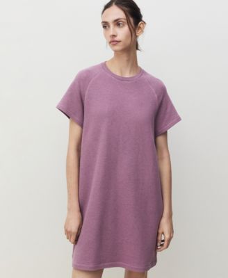 Женская хлопковая футболка Mango Heather Fleece
