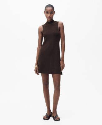 Женское трикотажное платье Mango Women's Perkins-Neck