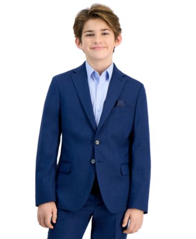 B By Brooks Brothers Мужской пиджак Sharkskin Navy, для детей
