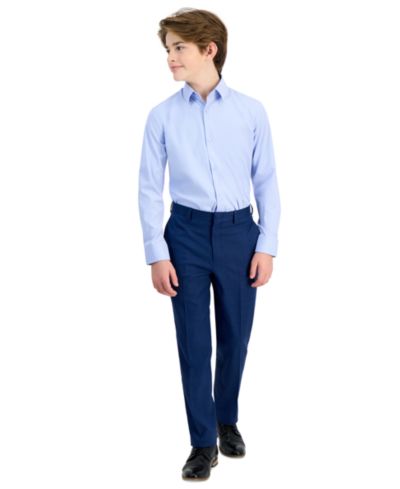 B By Brooks Brothers Мужские брюки Sharkskin для мальчиков
