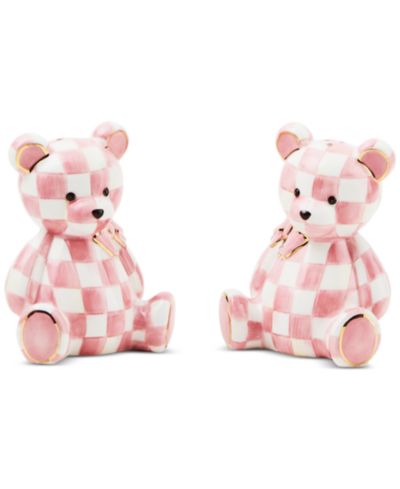 Mackenzie-Childs набор солонки и перечницы Rosy Bear