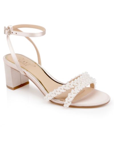 Женские сандалии Jewel Badgley Mischka Ninnette на устойчивом каблуке