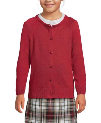 Lands' End кардиган из хлопка и модаля для девочек