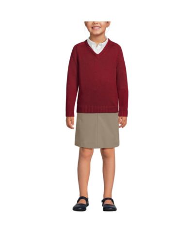 Lands' End Kids Legacy V-neck Sweater