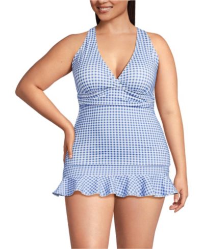 Soft cloud blue gingham