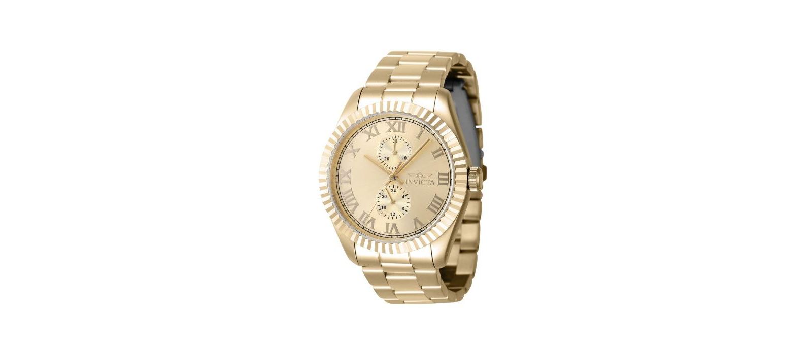 Invicta Men's 47431 Specialty Quartz Chronograph Gold Dial Watch