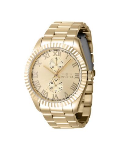 Invicta Men's 47431 Specialty Quartz Chronograph Gold Dial Watch