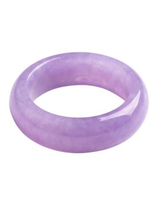 Lilac Purple Jade Ring