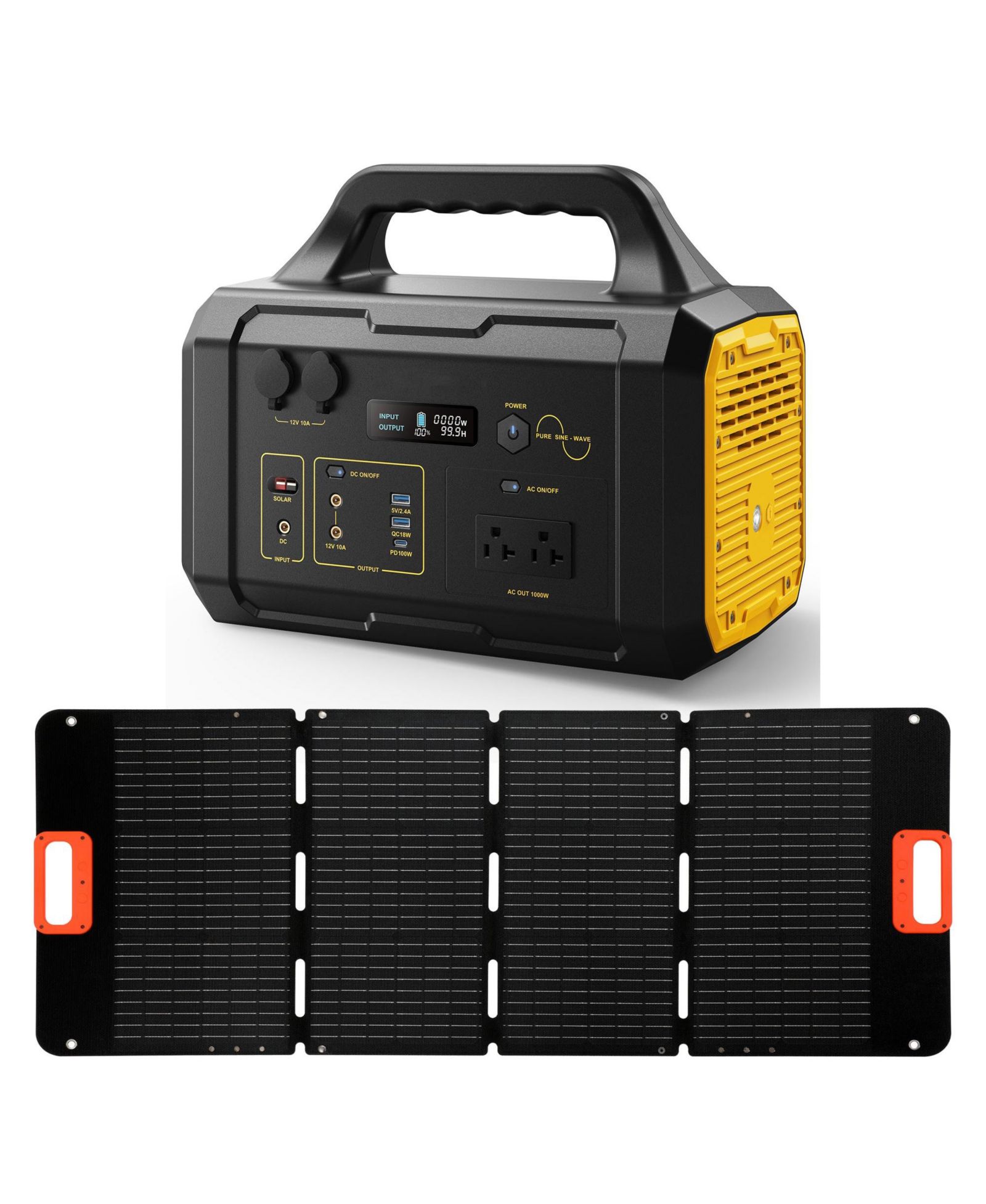 Mondawe GALAXY Solar 1000W Portable Power Station