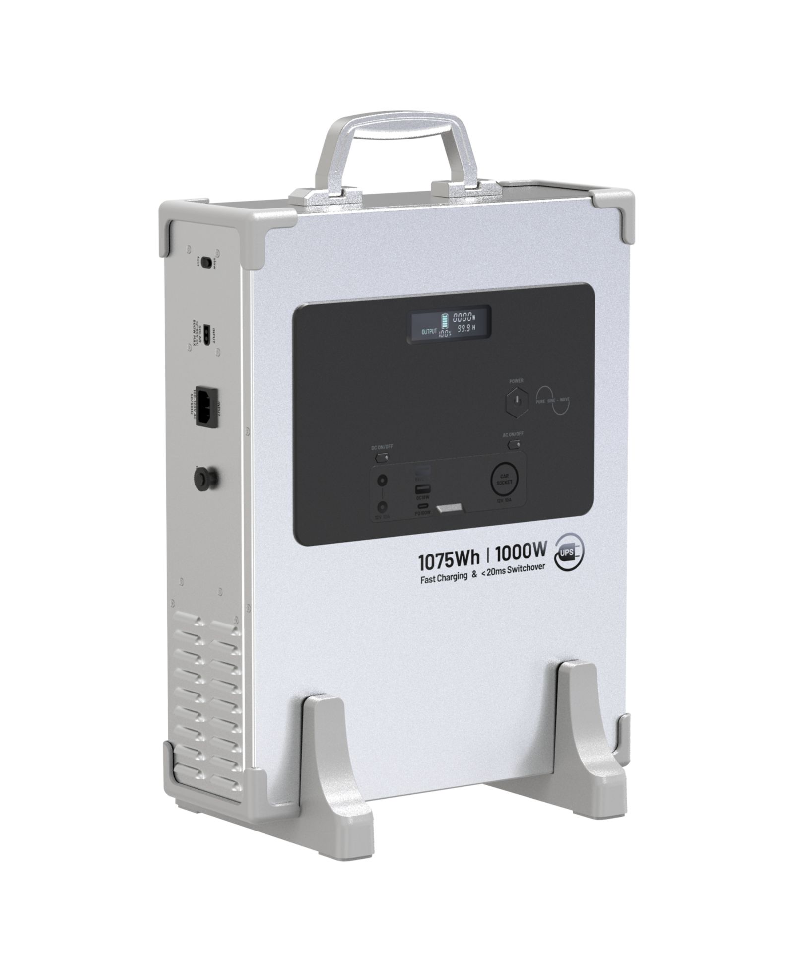 Mondawe 1000W 1075Wh Portable UPS Function Power Station for Most Household Appliances