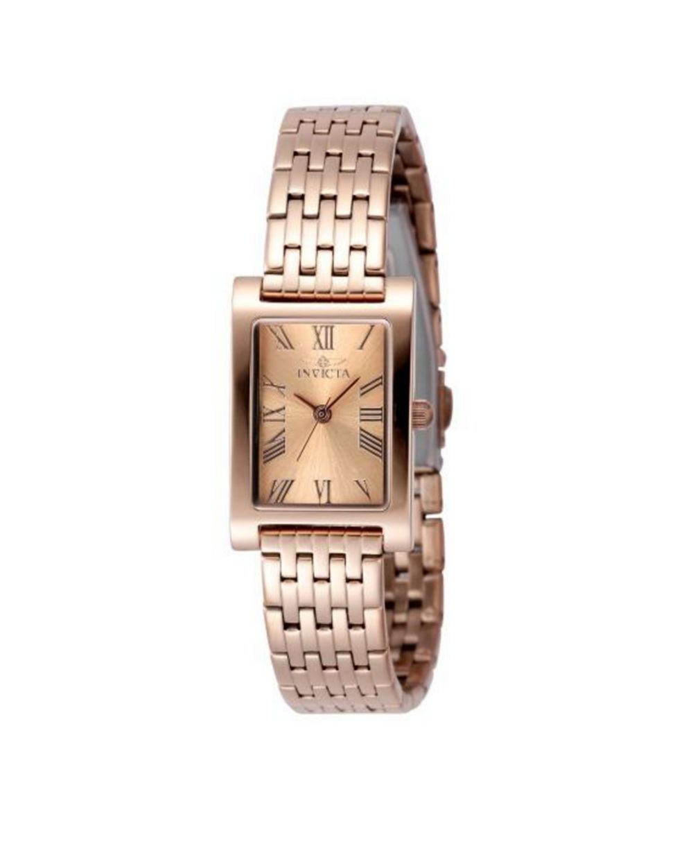 Invicta Women's 48145 Angel Quartz 3 Hand Rose Gold Dial Watch