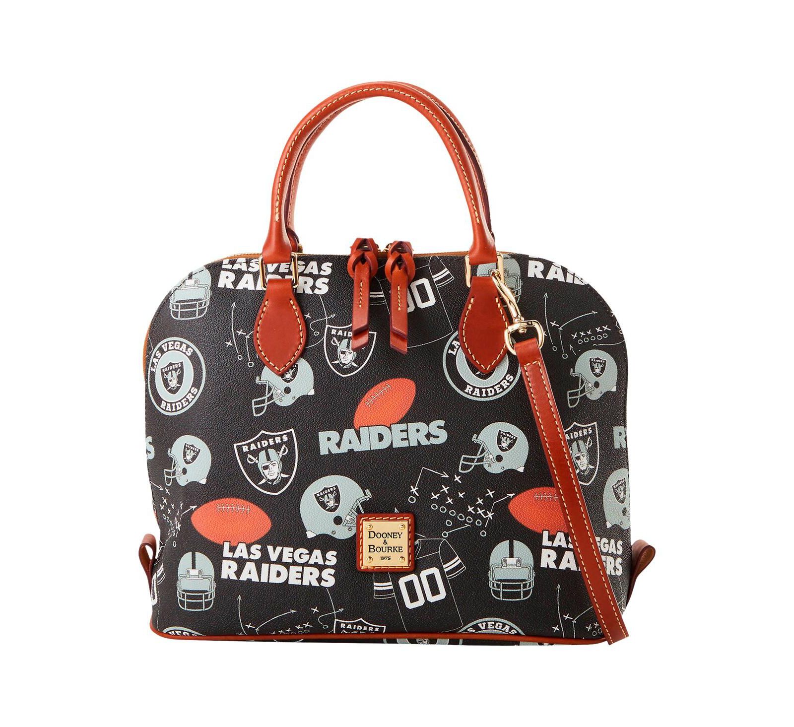 Сумка Dooney & Bourke Las Vegas Raiders Game Day Zip Satchel
