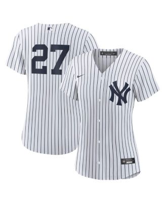 Женская джерси Nike Giancarlo Stanton White New York Yankees Home Replica Player