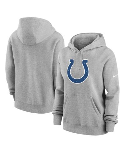 Женское худи Nike Heather Gray Indianapolis Colts Club Fleece