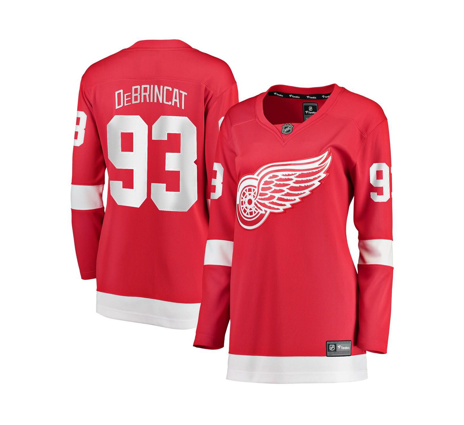 Джерси Fanatics Women's Alex DeBrincat Red Detroit Red Wings Home Premier Breakaway Player