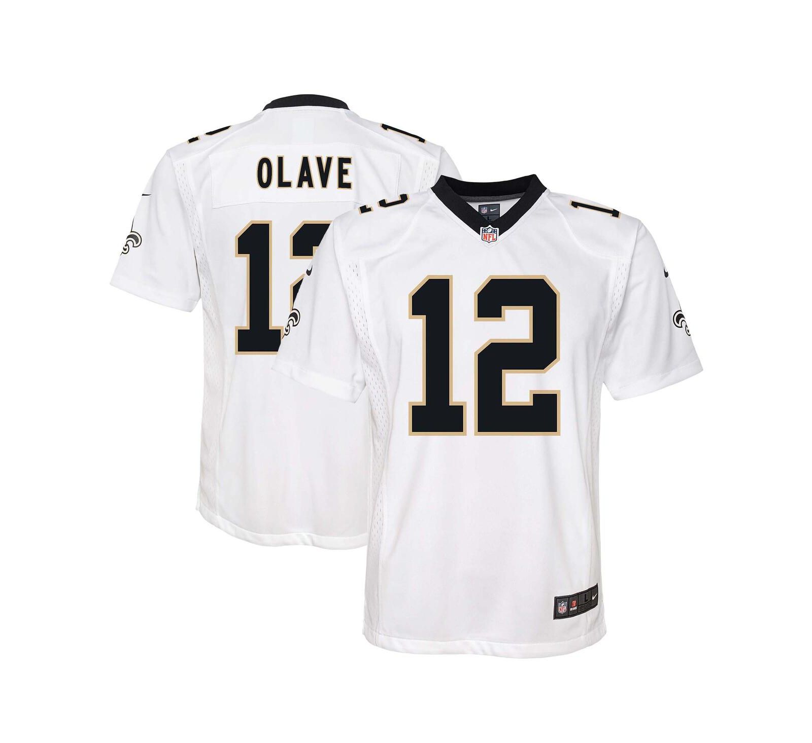 Джерси Nike Chris Olave New Orleans Saints для мальчиков и девочек