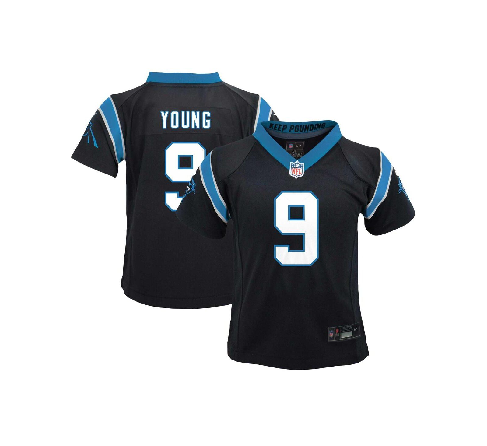 Nike Toddler Bryce Young Black Carolina Panthers Game Jersey