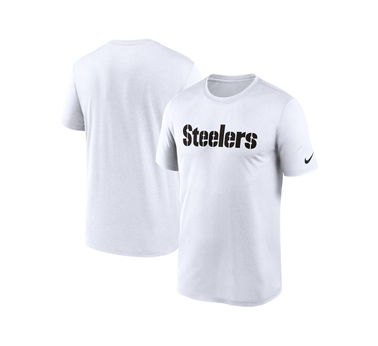 Nike Men's White Pittsburgh Steelers Legend Wordmark Performance T-Shirt