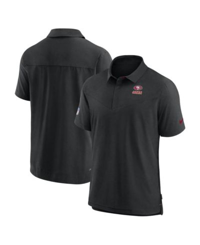 Nike Men's Black San Francisco 49ers 2022/23 Sideline Lockup Performance Polo
