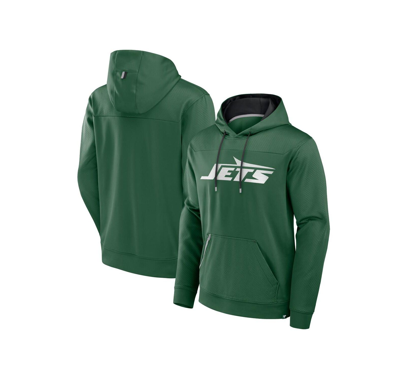 Fanatics Men's Green New York Jets Defender Pullover Hoodie