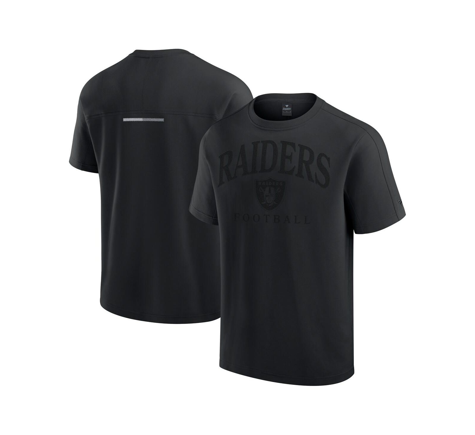 Футболка Fanatics Black Las Vegas Raiders Elements Flex Tri-Blend для мужчин и женщин