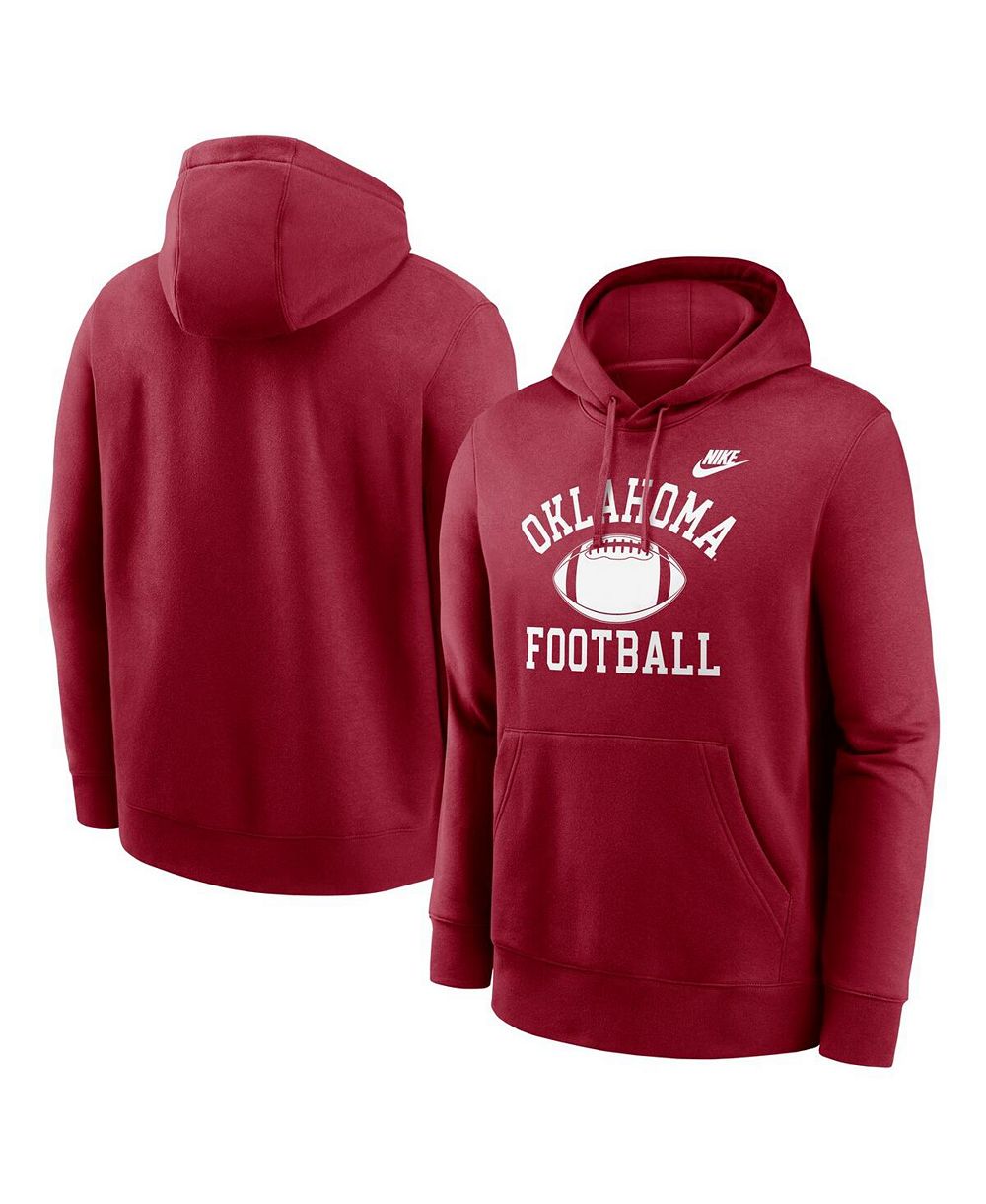 Мужское флисовое худи Nike Oklahoma Sooners Legacy Football Icon Club