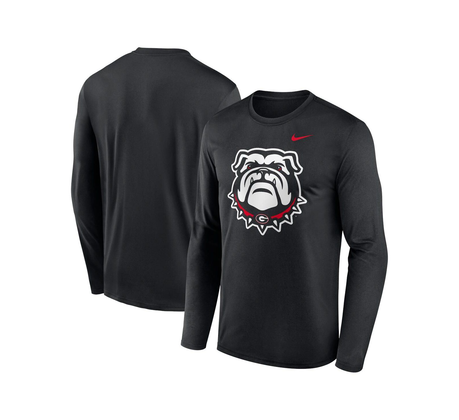 Nike Men's Black Georgia Bulldogs Primetime Alternate Logo Legend Long Sleeve T-Shirt