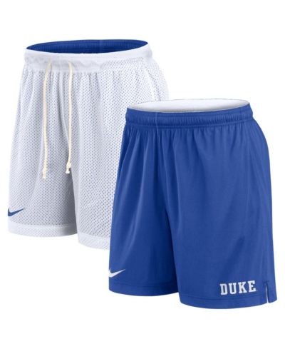 Nike Мужские спортивные шорты Duke Blue Devils Primetime, белые/синие, двусторонние