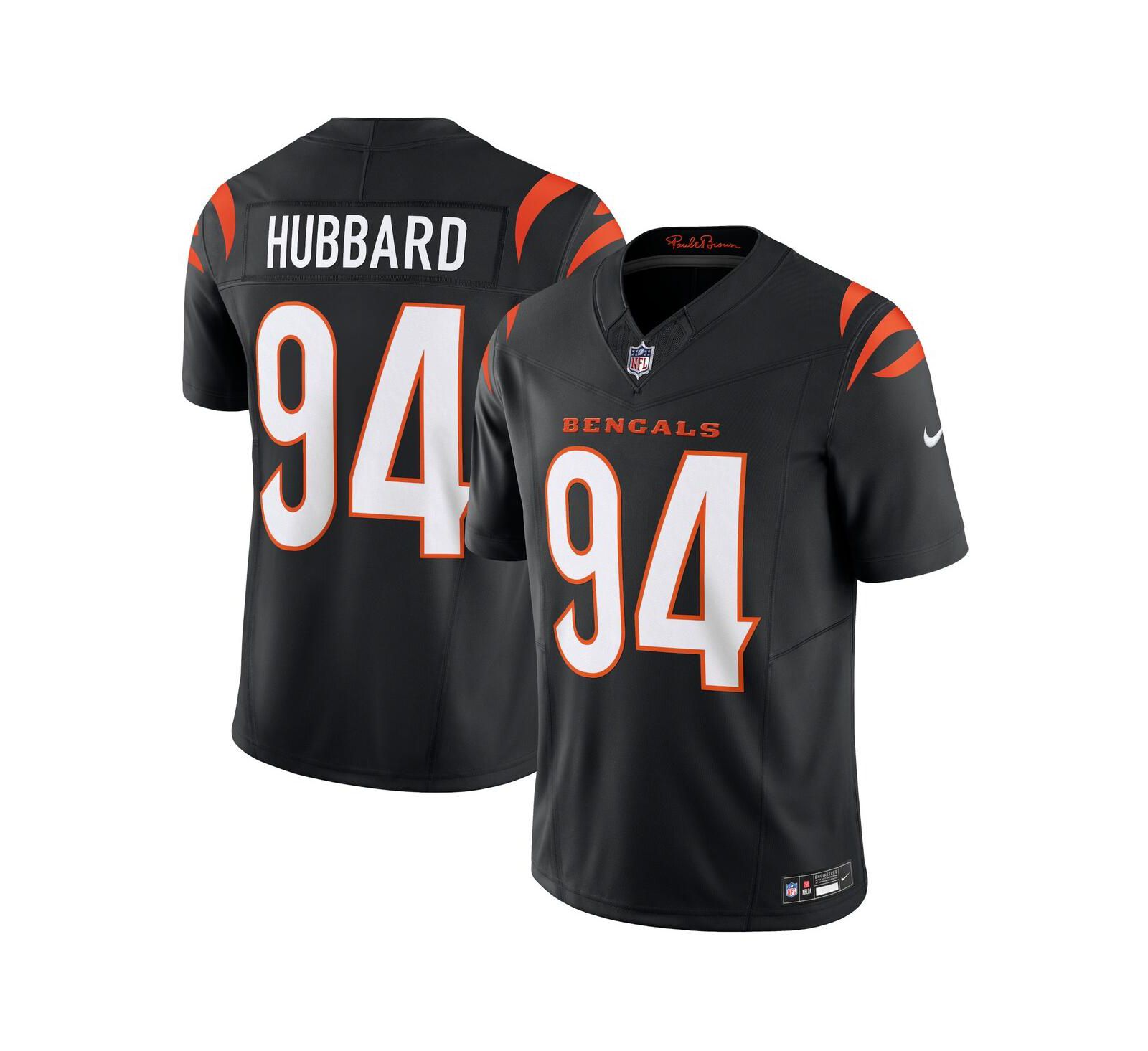 Nike Мужской Sam Hubbard Black Cincinnati Bengals Vapor F.U.S.E. Limited Jersey