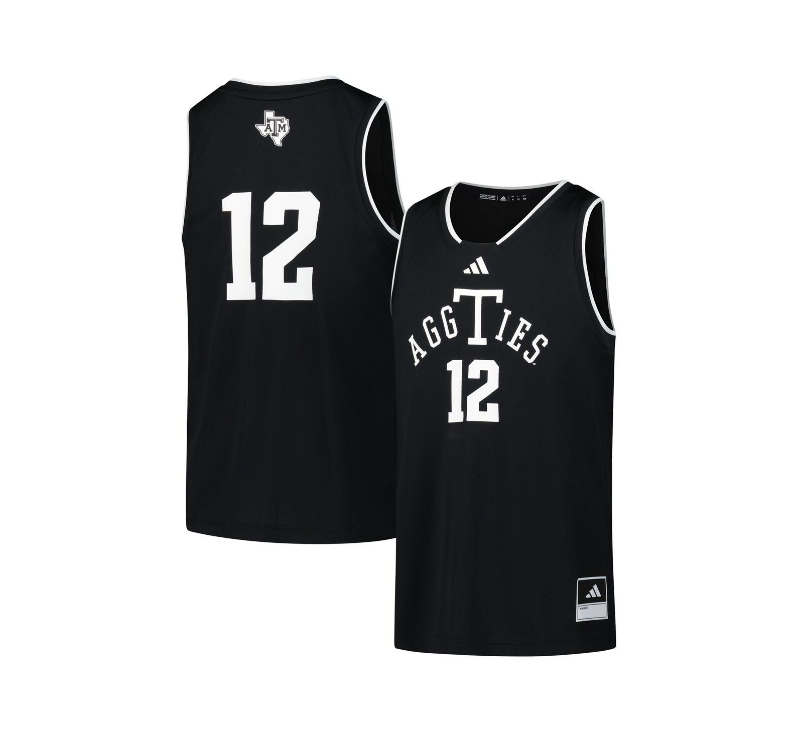 Джерси Adidas для мальчиков и девочек Texas A&M Aggies Alternate Replica Swingman, черный