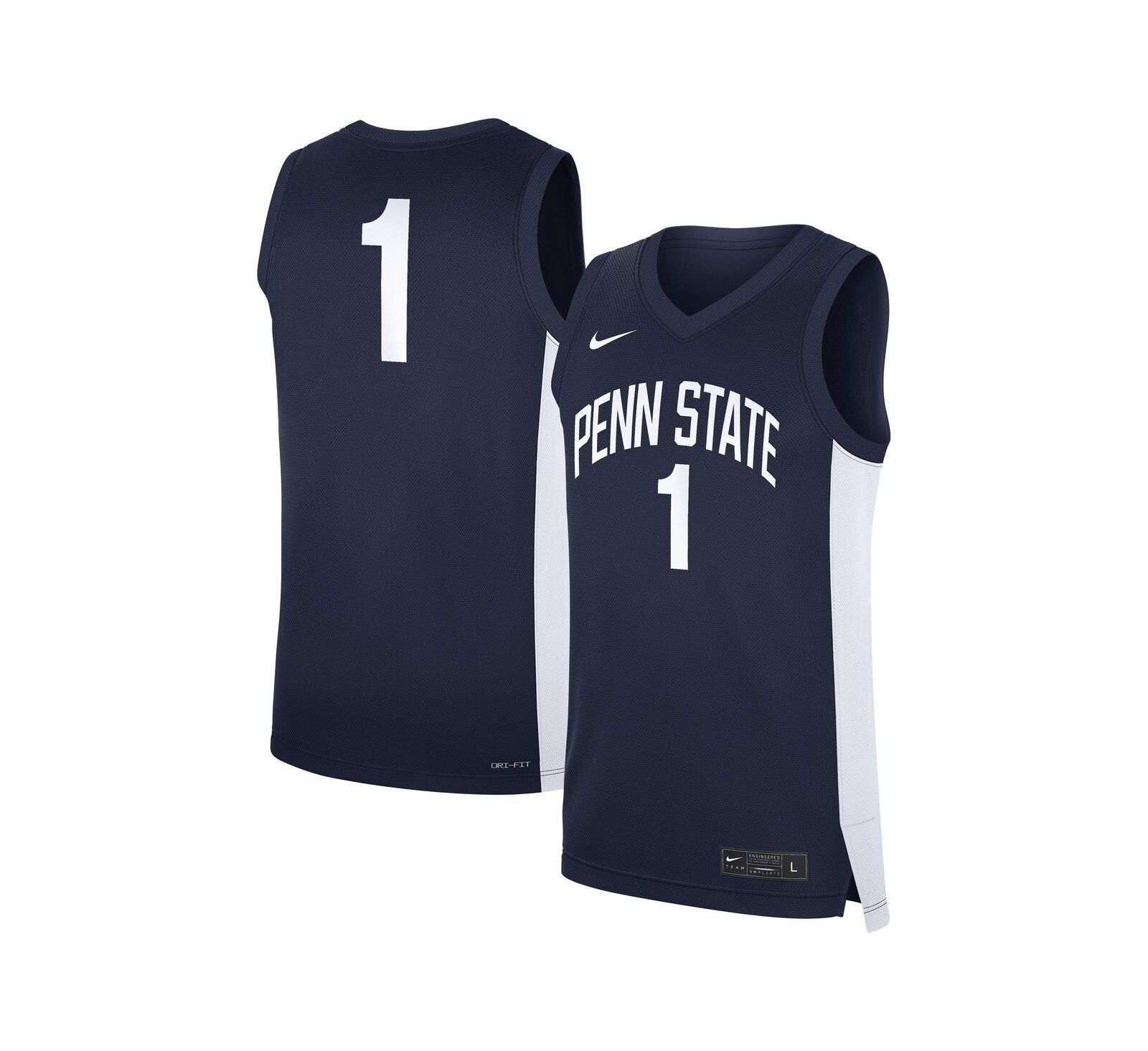 Nike Мужская джерси Nike Navy Penn State Nittany Lions Road Replica
