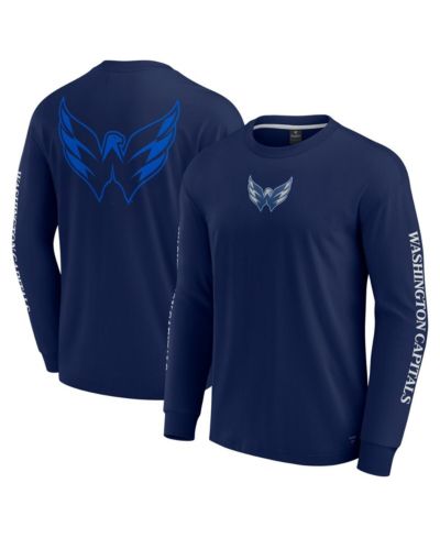 Fanatics Men's Navy Washington Capitals Elements Strive Long Sleeve T-Shirt