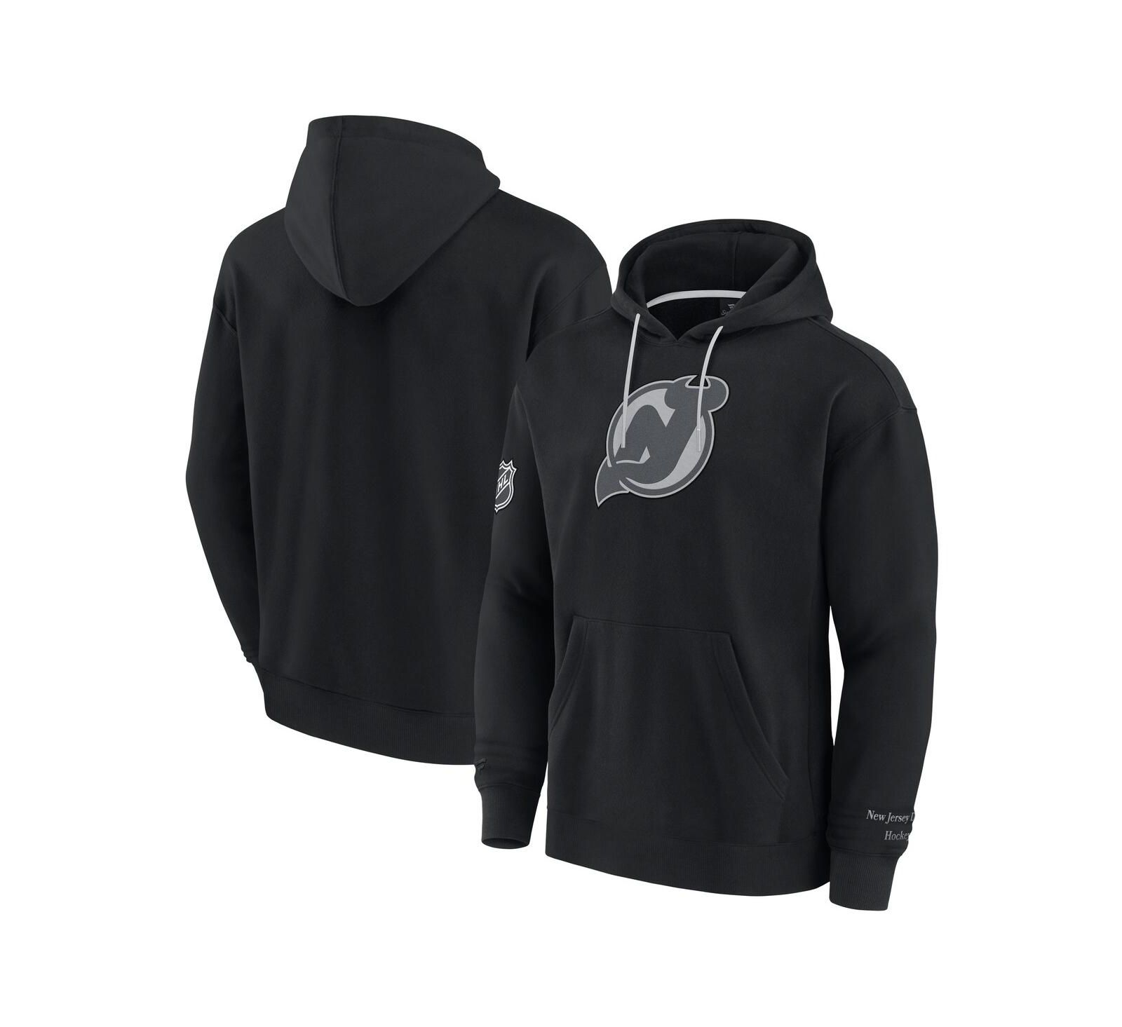 Fanatics Men's Black New Jersey Devils Elements Pace Pullover Hoodie