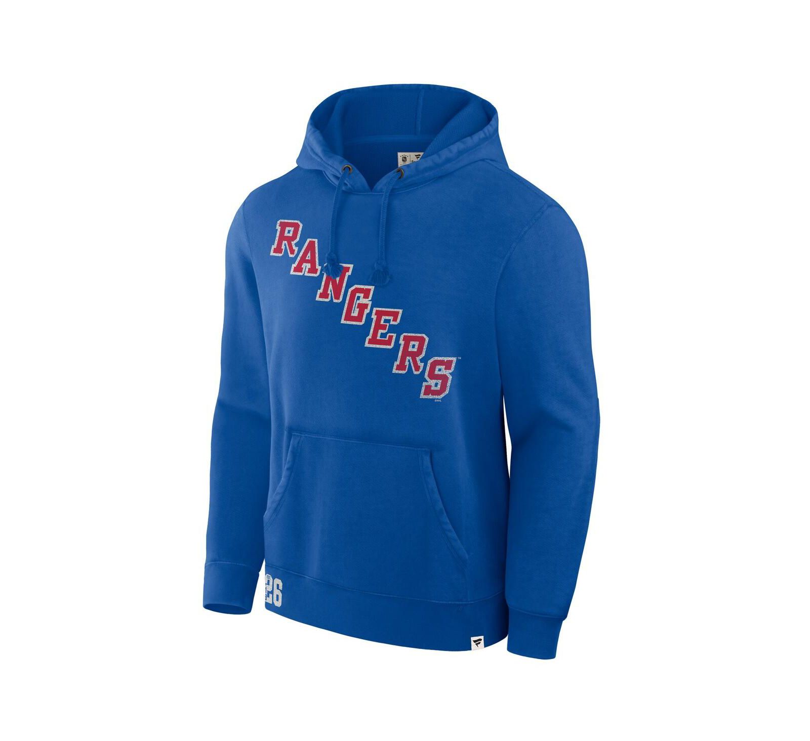 Мужское худи Fanatics Decades Collection Tradition Fleece Pullover Royal New York Rangers
