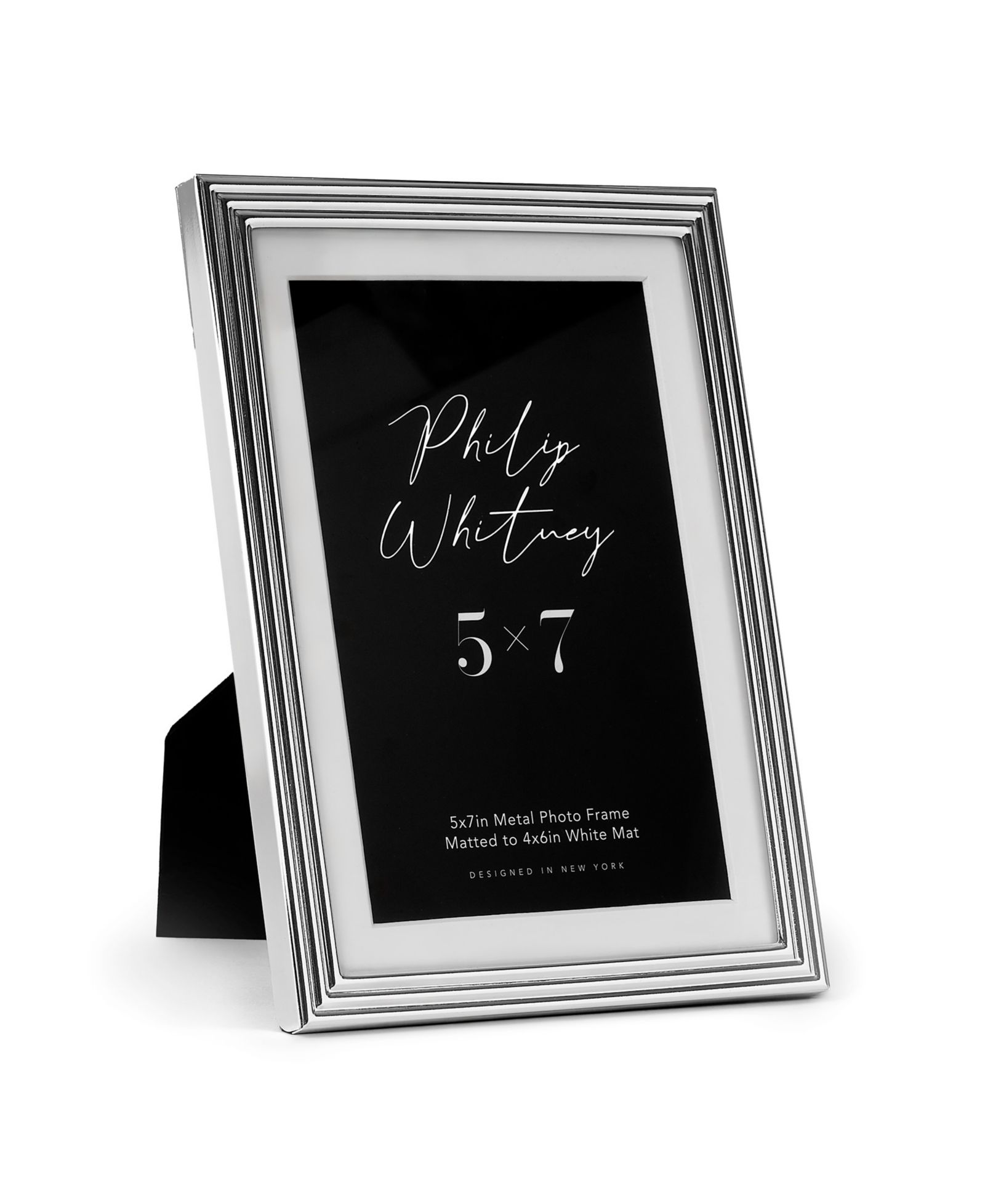 Philip Whitney Hayworth Metal Picture Frame, 5" x 7"