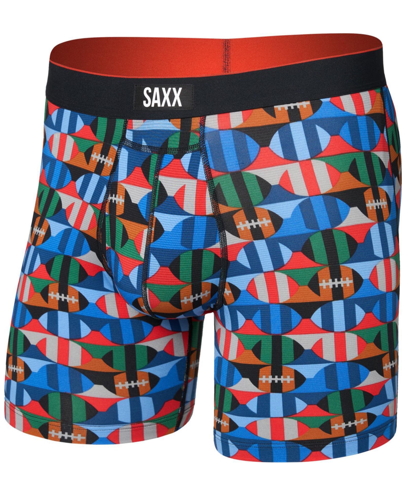 SAXX Men's Multi-Sport Printed Mesh Boxer Briefs