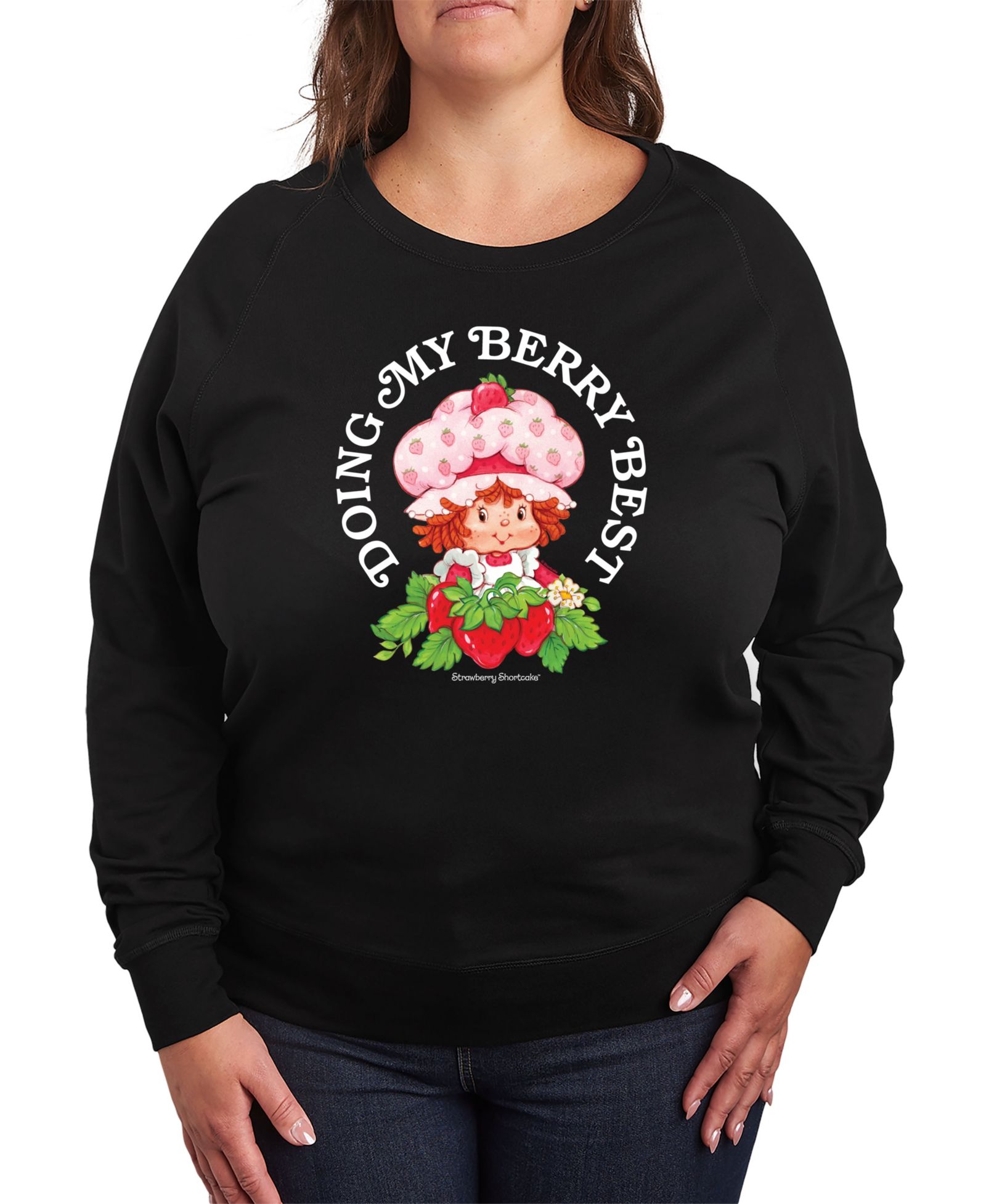 Пуловер Hybrid Apparel Plus Size Strawberry Shortcake Berry Best Graphic