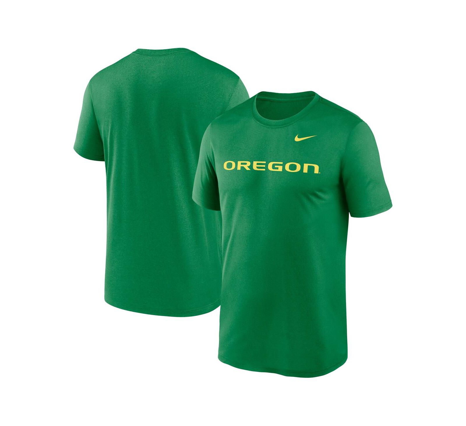 Мужская футболка Nike Oregon Ducks Primetime Legend Wordmark, зеленая